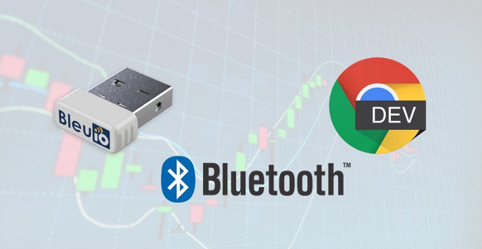 Plotting real-time graph from Bluetooth 5.0 device to Google Chrome