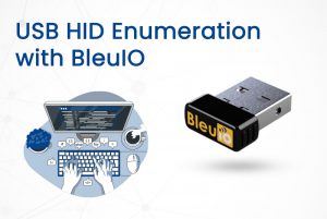 USB HID Enumeration with BleuIO to create BLE application