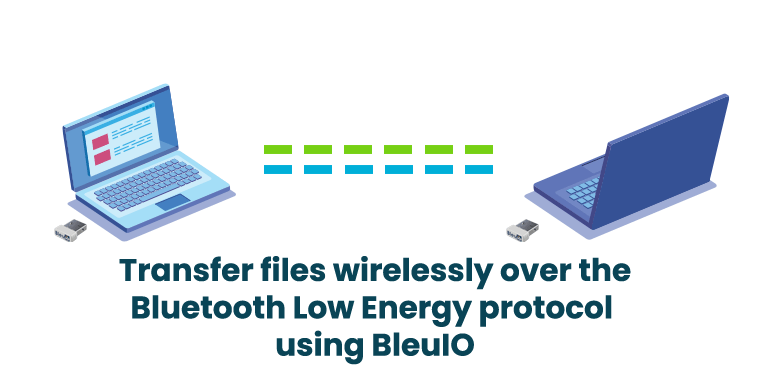 Transfer files wirelessly over the Bluetooth Low Energy protocol Using Python