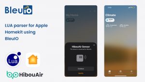 LUA parser for Apple Homekit using BleuIO
