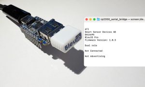 Using BleuIO with Waveshare RP2350A USB Mini Based On Raspberry Pi RP2350A 