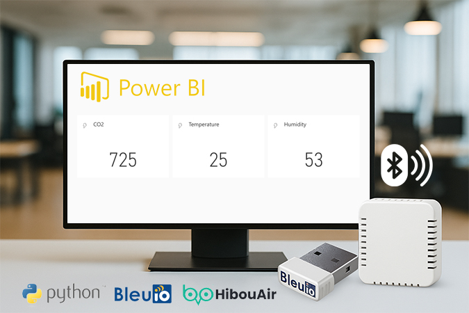 Streaming BLE Sensor Data into Microsoft Power BI using BleuIO
