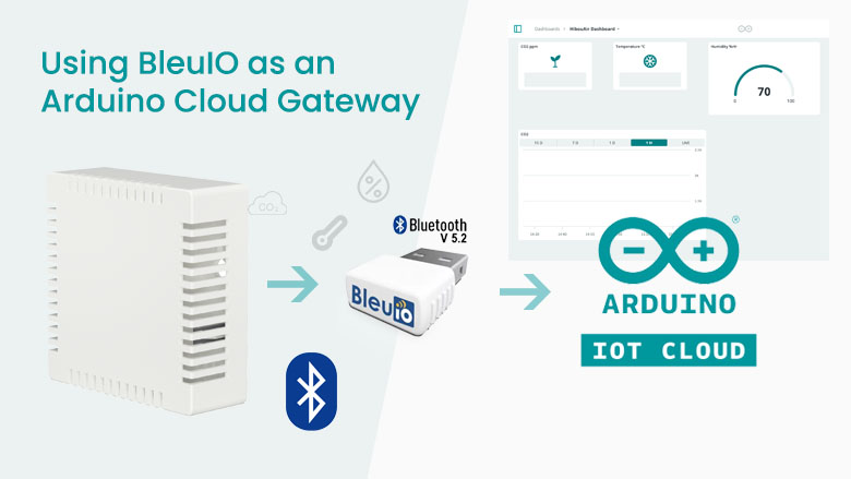 Sending BLE Air Quality Data to Arduino Cloud Using BleuIO