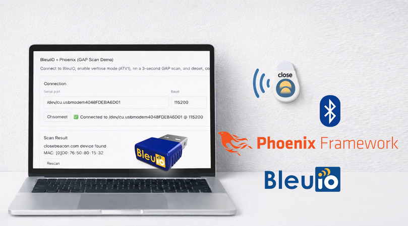 Building a BLE Device Detection Web App with Phoenix and BleuIO