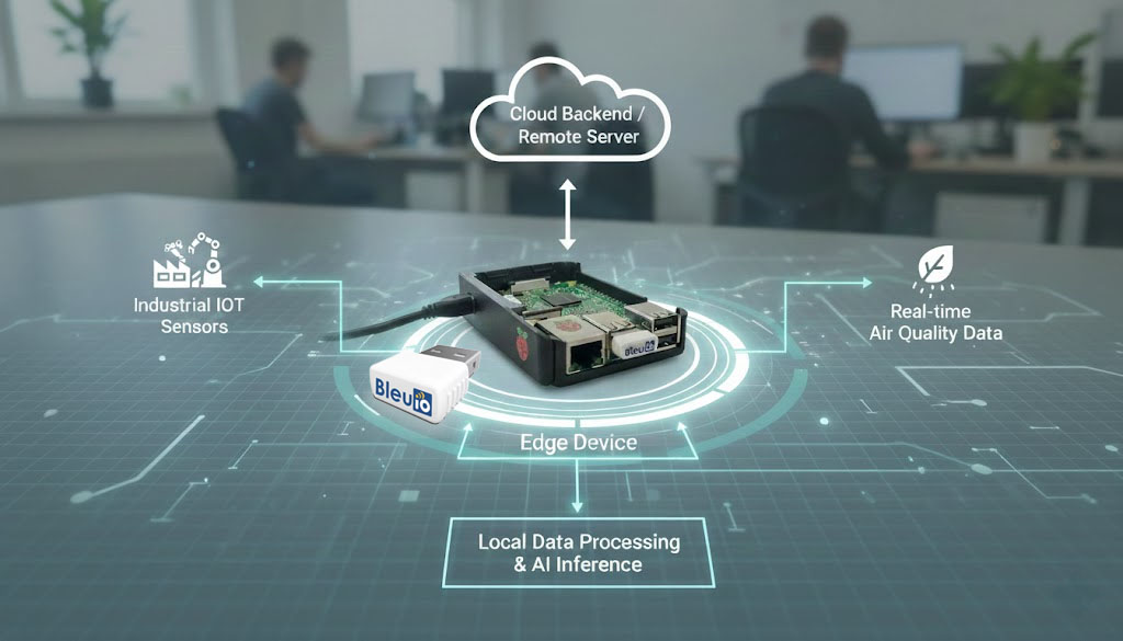 Using BleuIO as a BLE Gateway for Edge Computing Applications