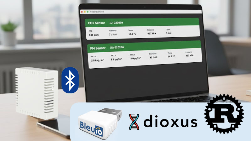 Developing a Desktop BLE Air-Quality Application with Rust, Dioxus, and BleuIO