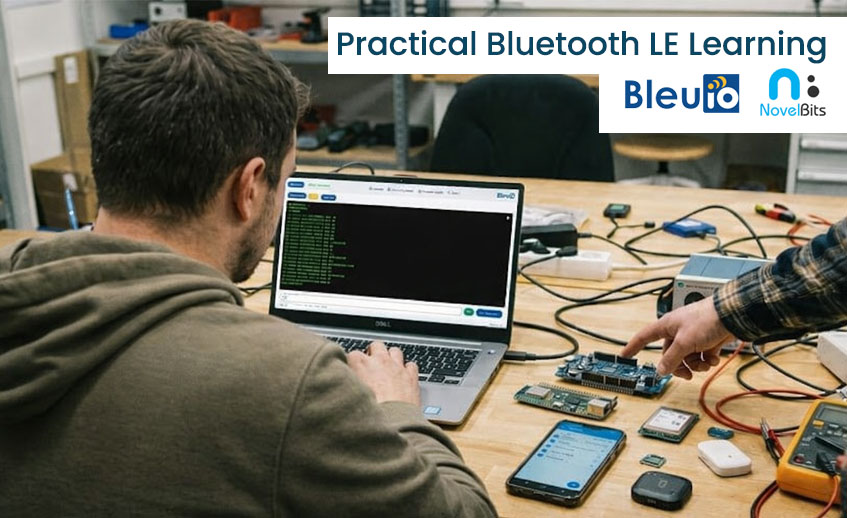 Learn Bluetooth LE with BleuIO and Novel Bits